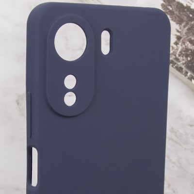 Чохол Silicone Cover Lakshmi Full Camera (AA) для Xiaomi Redmi 13C / Poco C65 Синій / Midnight Blue