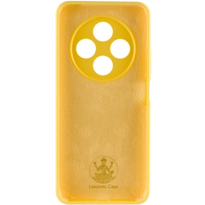 Чохол Silicone Cover Lakshmi Full Camera (AA) для Xiaomi Redmi 14C / Poco C75 Жовтий / Flash