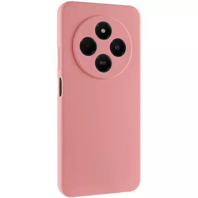 Чохол Silicone Cover Lakshmi Full Camera (AA) для Xiaomi Redmi 14C / Poco C75 Рожевий / Pink