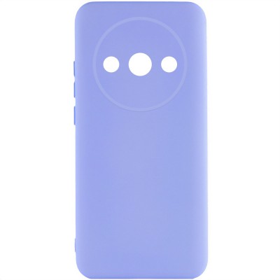 Чохол Silicone Cover Lakshmi Full Camera (AA) для Xiaomi Redmi A3 Бузковий / Dasheen