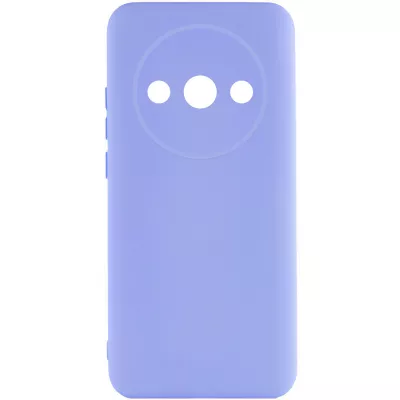 Чохол Silicone Cover Lakshmi Full Camera (AA) для Xiaomi Redmi A3 Бузковий / Dasheen