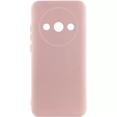 Чохол Silicone Cover Lakshmi Full Camera (AA) для Xiaomi Redmi A3 Рожевий / Pink Sand
