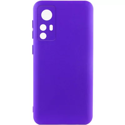 Чохол Silicone Cover Lakshmi Full Camera (AA) для Xiaomi Redmi Note 12S Синій / Iris