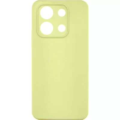 Чохол Silicone Cover Lakshmi Full Camera (AA) для Xiaomi Redmi Note 13 4G Жовтий / Mellow Yellow