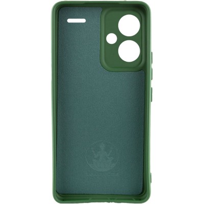 Чохол Silicone Cover Lakshmi Full Camera (AA) для Xiaomi Redmi Note 13 Pro+ Зелений / Dark green