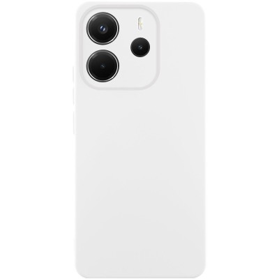 Чохол Silicone Cover Lakshmi Full Camera (AA) для Xiaomi Redmi Note 14 4G (Int. version) Білий / White