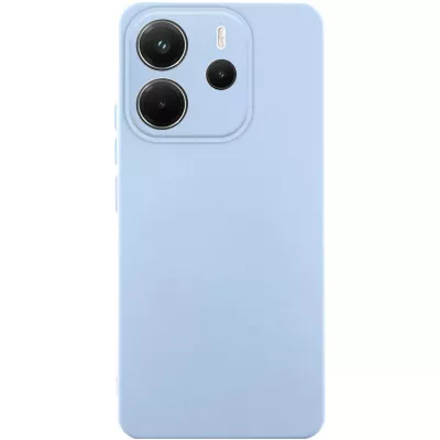 Чохол Silicone Cover Lakshmi Full Camera (AA) для Xiaomi Redmi Note 14 4G (Int. version) Блакитний / Sky Blue
