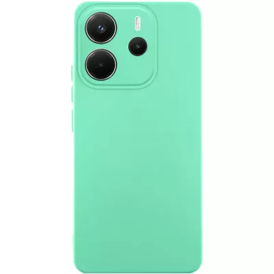 Чохол Silicone Cover Lakshmi Full Camera (AA) для Xiaomi Redmi Note 14 4G (Int. version) Ментоловый / Mint