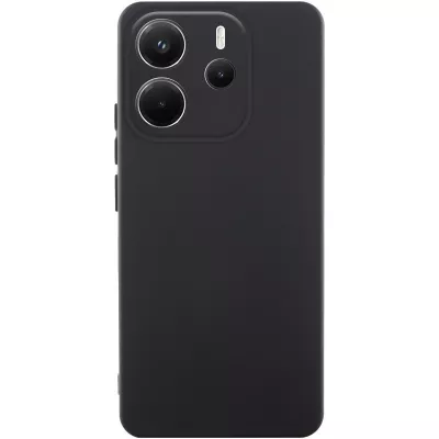 Чохол Silicone Cover Lakshmi Full Camera (AA) для Xiaomi Redmi Note 14 4G (Int. version) Чорний / Black