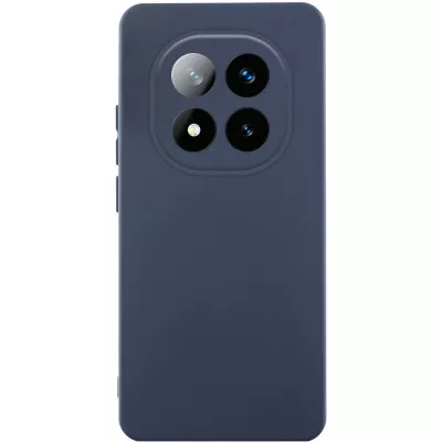 Чохол Silicone Cover Lakshmi Full Camera (AA) для Xiaomi Redmi Note 14 Pro 4G/5G Синій / Midnight blue