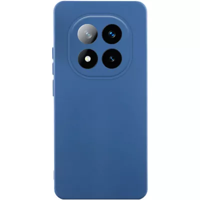 Чохол Silicone Cover Lakshmi Full Camera (AA) для Xiaomi Redmi Note 14 Pro 4G/5G Синій / Navy blue
