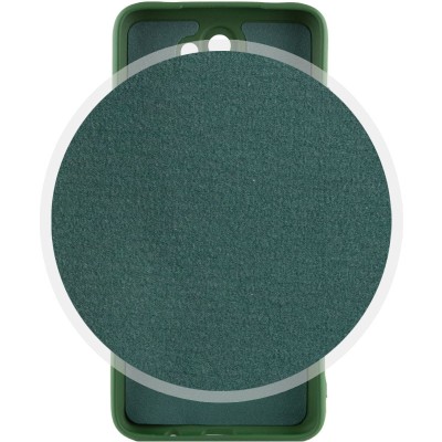 Чохол Silicone Cover Lakshmi Full Camera (AA) для Xiaomi Redmi Note 8 Pro Зелений / Dark green