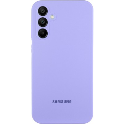 Чохол Silicone Cover Lakshmi Full Camera (AAA) with Logo для Samsung Galaxy S24 Бузковий / Dasheen