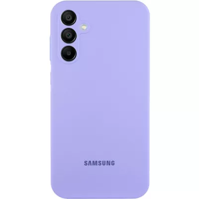 Чохол Silicone Cover Lakshmi Full Camera (AAA) with Logo для Samsung Galaxy S24 Бузковий / Dasheen