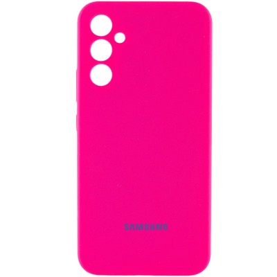 Чохол Silicone Cover Lakshmi Full Camera (AAA) with Logo для Samsung Galaxy S24 Рожевий / Barbie pink