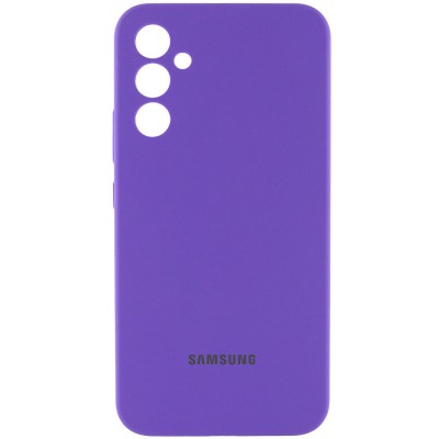 Чохол Silicone Cover Lakshmi Full Camera (AAA) with Logo для Samsung Galaxy S24 Фіолетовий / Amethyst