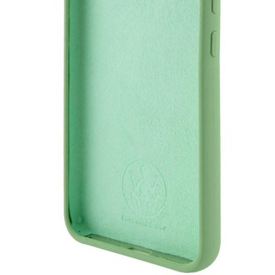 Чохол Silicone Cover Lakshmi Full Camera (AAA) with Logo для Samsung Galaxy S24+ М'ятний / Mint