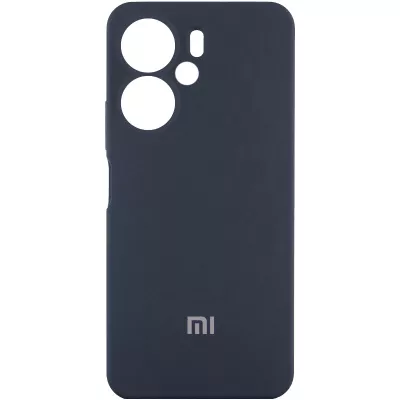 Чохол Silicone Cover Lakshmi Full Camera (AAA) with Logo для Xiaomi Redmi 13C 4G/5G / Poco C65/M6 5G Сірий / Dark Gray