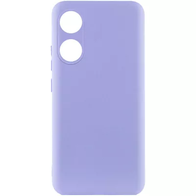 Чохол Silicone Cover Lakshmi Full Camera (AAA) для Oppo A58 4G Бузковий / Dasheen
