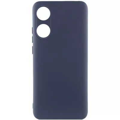 Чохол Silicone Cover Lakshmi Full Camera (AAA) для Oppo A58 4G Темно-синій / Midnight blue