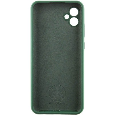 Чохол Silicone Cover Lakshmi Full Camera (AAA) для Samsung Galaxy A06 Зелений / Cyprus Green