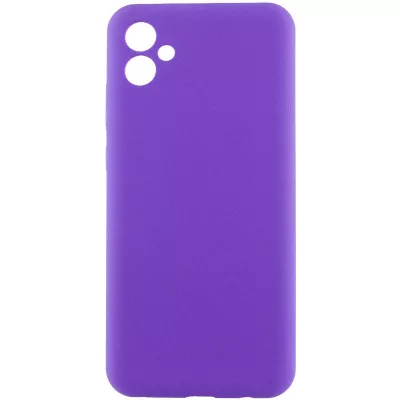 Чохол Silicone Cover Lakshmi Full Camera (AAA) для Samsung Galaxy A06 Фіолетовий / Amethyst
