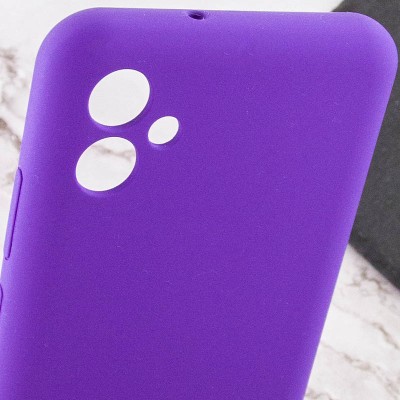 Чохол Silicone Cover Lakshmi Full Camera (AAA) для Samsung Galaxy A06 Фіолетовий / Amethyst