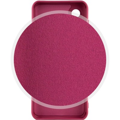Чохол Silicone Cover Lakshmi Full Camera (AAA) для Samsung Galaxy A14 4G/5G Бордовий / Plum