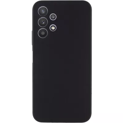 Чохол Silicone Cover Lakshmi Full Camera (AAA) для Samsung Galaxy A32 4G Чорний / Black
