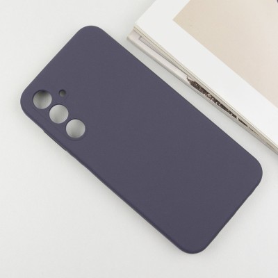 Чохол Silicone Cover Lakshmi Full Camera (AAA) для Samsung Galaxy A36 5G Сірий / Dark Gray