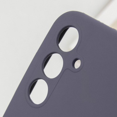 Чохол Silicone Cover Lakshmi Full Camera (AAA) для Samsung Galaxy A36 5G Сірий / Dark Gray