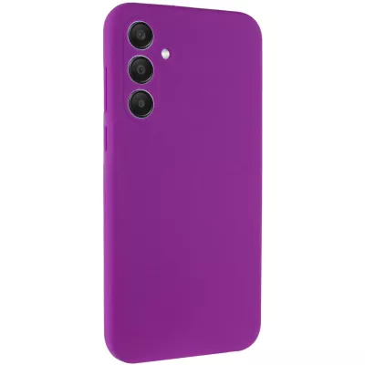 Чохол Silicone Cover Lakshmi Full Camera (AAA) для Samsung Galaxy A36 5G Сливовый / Purple