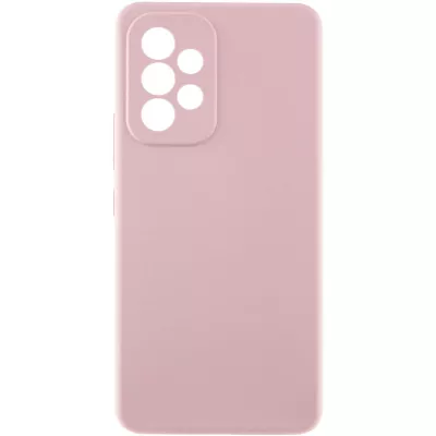 Чохол Silicone Cover Lakshmi Full Camera (AAA) для Samsung Galaxy A53 5G Рожевий / Pink Sand