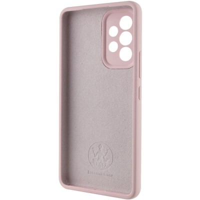 Чохол Silicone Cover Lakshmi Full Camera (AAA) для Samsung Galaxy A53 5G Рожевий / Pink Sand