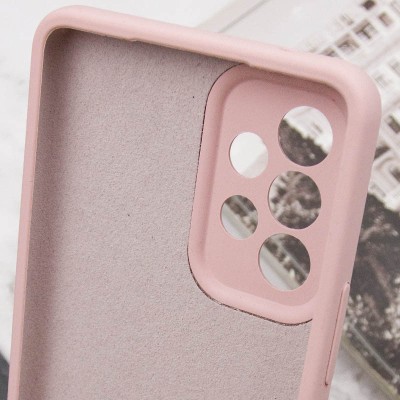 Чохол Silicone Cover Lakshmi Full Camera (AAA) для Samsung Galaxy A53 5G Рожевий / Pink Sand