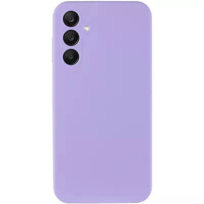 Чохол Silicone Cover Lakshmi Full Camera (AAA) для Samsung Galaxy A55 Бузковий / Dasheen
