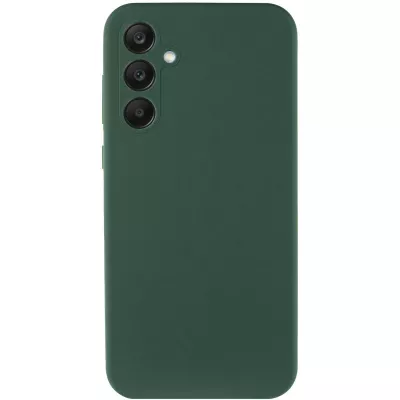 Чохол Silicone Cover Lakshmi Full Camera (AAA) для Samsung Galaxy A55 Зелений / Cyprus Green