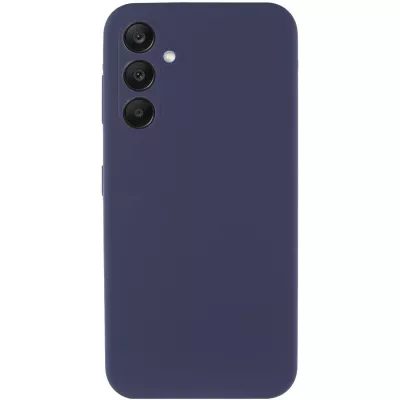Чохол Silicone Cover Lakshmi Full Camera (AAA) для Samsung Galaxy A55 Темно-синій / Midnight blue