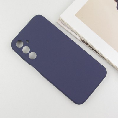 Чохол Silicone Cover Lakshmi Full Camera (AAA) для Samsung Galaxy A55 Темно-синій / Midnight blue