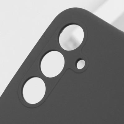 Чохол Silicone Cover Lakshmi Full Camera (AAA) для Samsung Galaxy A56 5G Чорний / Black