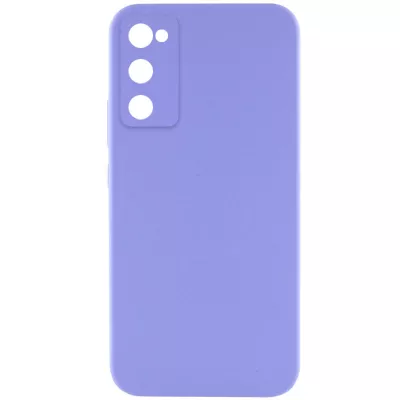 Чохол Silicone Cover Lakshmi Full Camera (AAA) для Samsung Galaxy S20 FE Бузковий / Dasheen