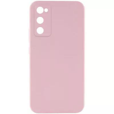 Чохол Silicone Cover Lakshmi Full Camera (AAA) для Samsung Galaxy S20 FE Рожевий / Pink Sand