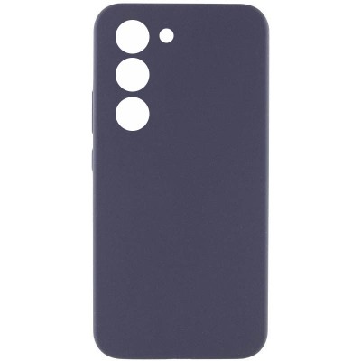 Чохол Silicone Cover Lakshmi Full Camera (AAA) для Samsung Galaxy S23 Сірий / Dark Gray