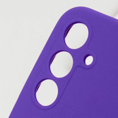 Чохол Silicone Cover Lakshmi Full Camera (AAA) для Samsung Galaxy S24 FE Фіолетовий / Amethyst