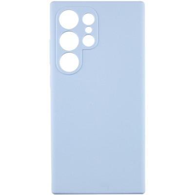 Чохол Silicone Cover Lakshmi Full Camera (AAA) для Samsung Galaxy S24 Ultra Блакитний / Sweet Blue