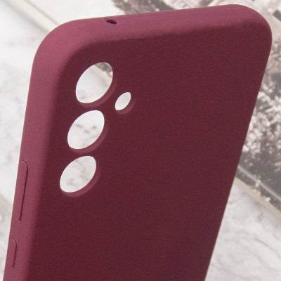 Чохол Silicone Cover Lakshmi Full Camera (AAA) для Samsung Galaxy S24 Бордовий / Plum