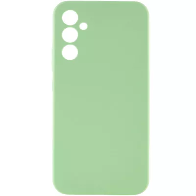 Чохол Silicone Cover Lakshmi Full Camera (AAA) для Samsung Galaxy S24 М'ятний / Mint