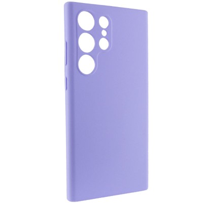 Чохол Silicone Cover Lakshmi Full Camera (AAA) для Samsung Galaxy S25 Ultra Бузковий / Dasheen