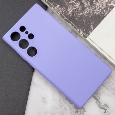 Чохол Silicone Cover Lakshmi Full Camera (AAA) для Samsung Galaxy S25 Ultra Бузковий / Dasheen