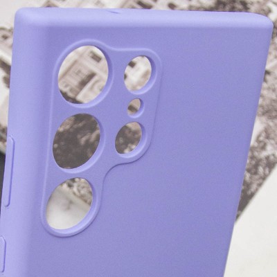 Чохол Silicone Cover Lakshmi Full Camera (AAA) для Samsung Galaxy S25 Ultra Бузковий / Dasheen